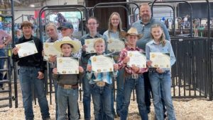 4-H and FFA members who received the 2024 Herdsman Award